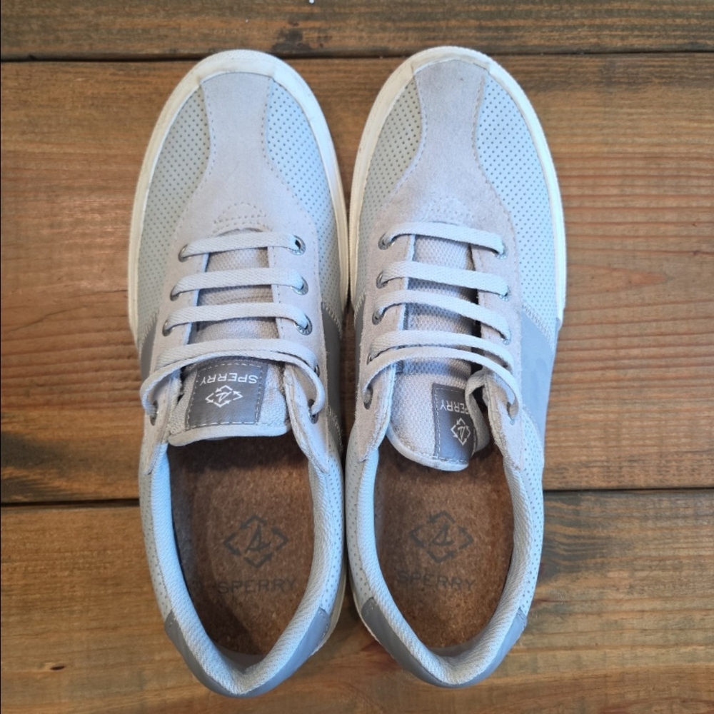 Sperry Men's Top-Sider Soletide Racy Grey Sneakers size 9.5